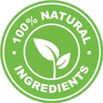All-natural ingredients emblem