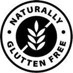 Gluten-free emblem, crossed wheat