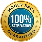 The satisfaction guarantee emblem printed on the Jelly Force packaging